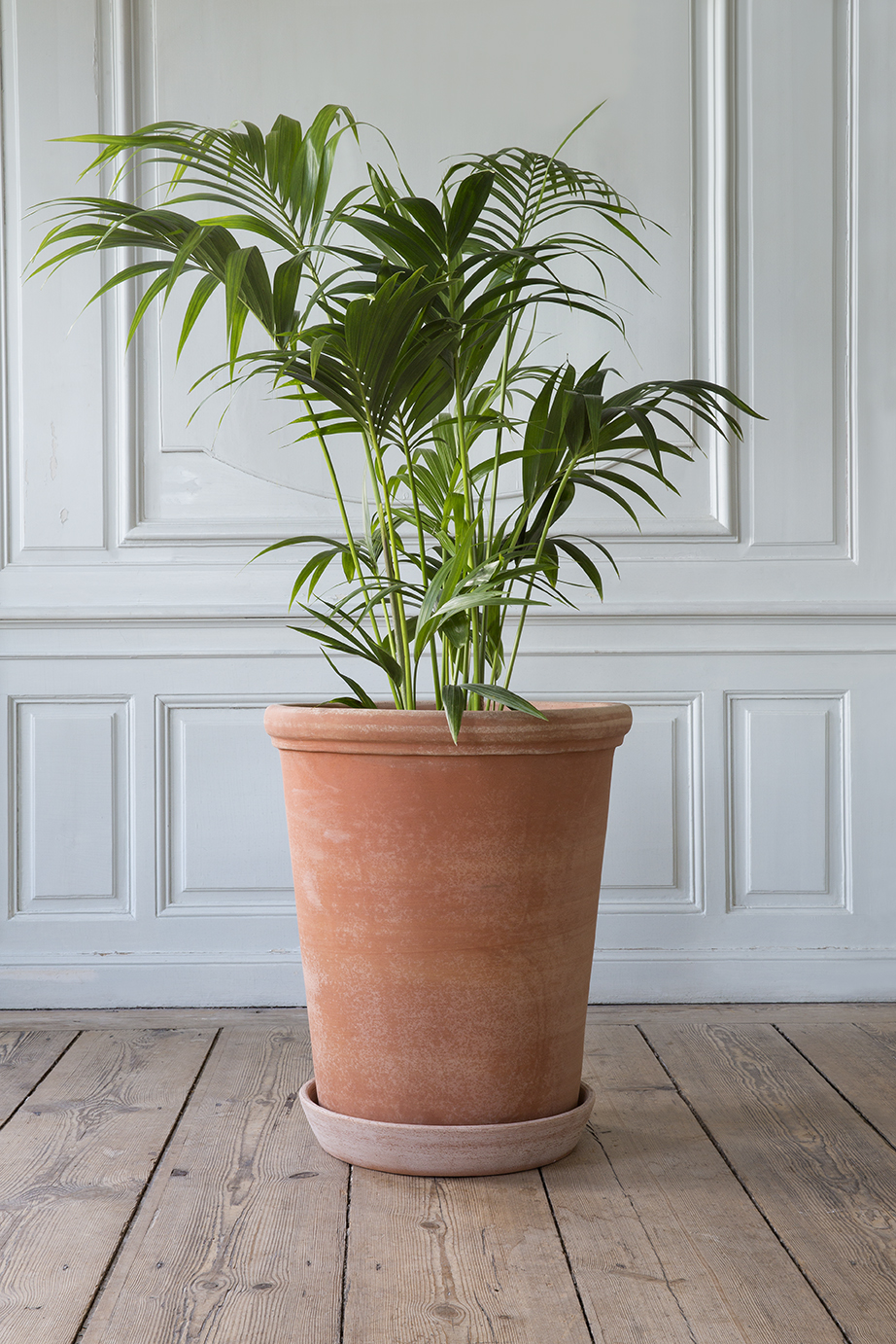 Bergs Potter. Flora Raw Terracotta. Large Tall Ø60 Rosa. Indoor and outdoor