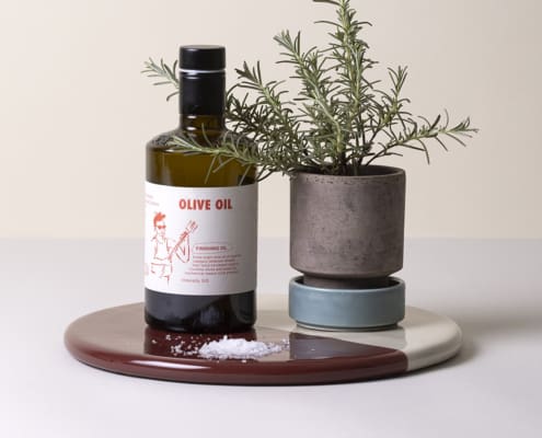 Functional Nuna stoneware coasters in glazed ceramic by Bergs Potter