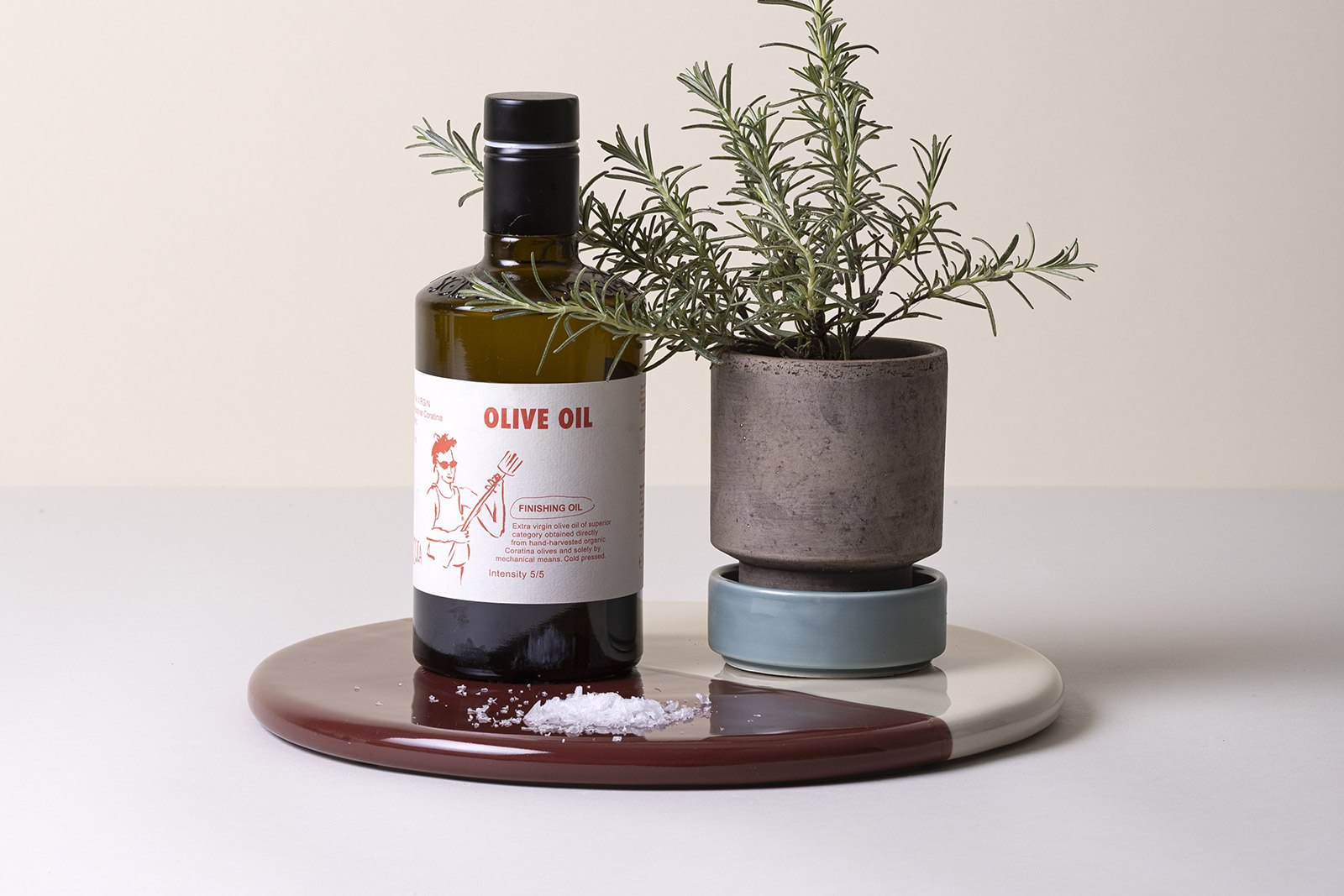 Functional Nuna stoneware coasters in glazed ceramic by Bergs Potter