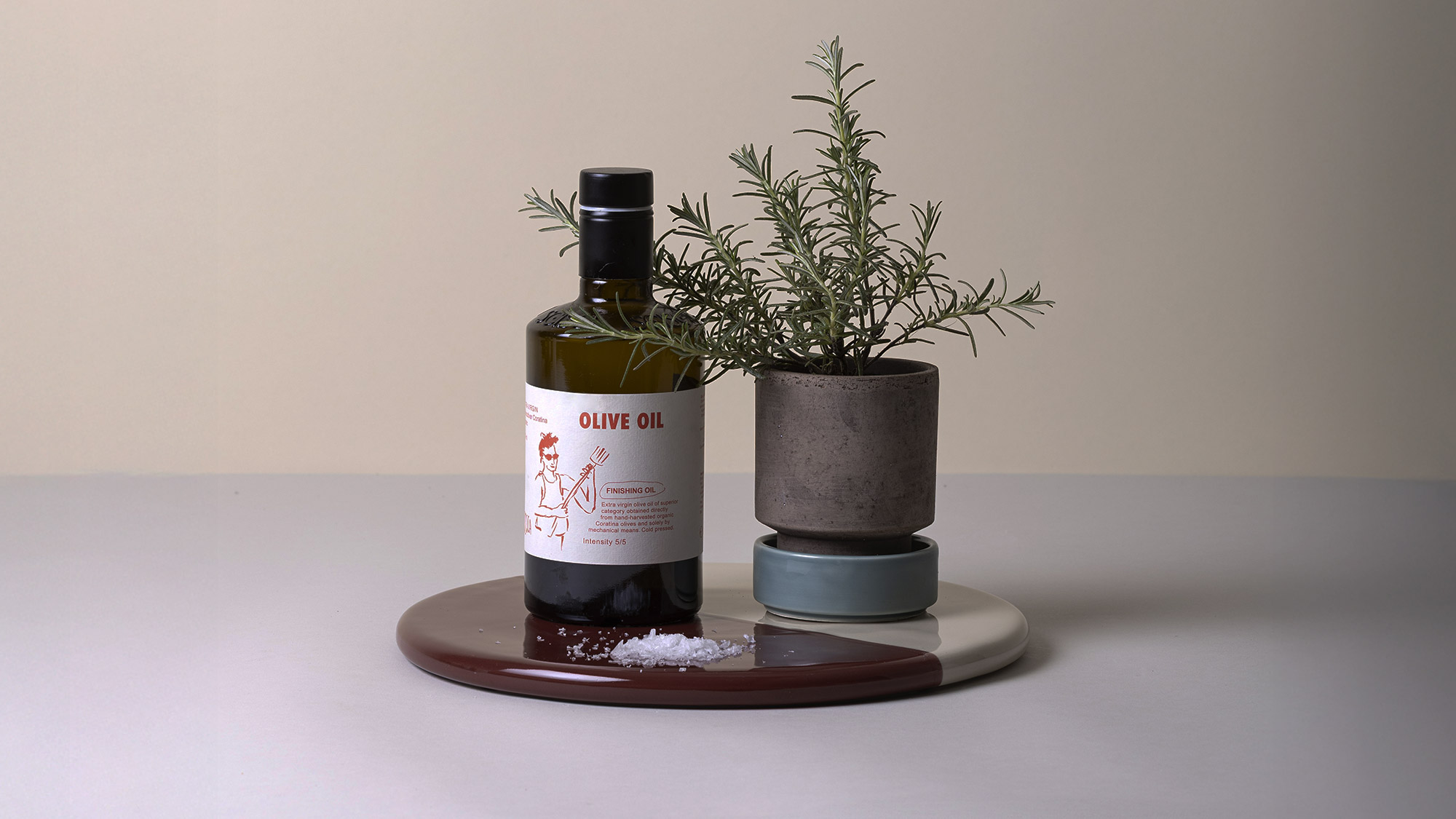 Functional Nuna stoneware coasters in glazed ceramic by Bergs Potter